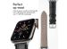 iMoshion Lederen krokodil bandje Apple Watch Series 1-9 / SE - 38/40/41mm - Zwart