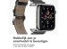 iMoshion Lederen krokodil bandje Apple Watch Series 1-9 / SE / Ultra (2) - 42/44/45/49 mm - Zwart