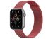 iMoshion Milanees magnetisch bandje Apple Watch Series 1-9 / SE - 38/40/41 mm - Maat S - Rood
