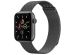 iMoshion Milanees magnetisch bandje Apple Watch Series 1-9 / SE - 38/40/41 mm - Maat S - Space Grey