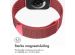 iMoshion Milanees magnetisch bandje Apple Watch Series 1-9 / SE - 38/40/41 mm - Maat M - Rood