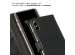 Selencia Echt Lederen Booktype iPhone Xs - Zwart