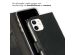 Selencia Echt Lederen Bookcase iPhone 12 Mini - Zwart