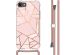 iMoshion Design hoesje met koord iPhone SE (2022 / 2020) / 8 / 7 - Grafisch Koper - Roze