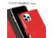 Selencia Echt Lederen Bookcase iPhone 12 (Pro) - Rood