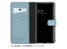 Selencia Echt Lederen Bookcase Samsung Galaxy A52(s) (5G/4G) -Lichtblauw