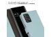 Selencia Echt Lederen Bookcase Samsung Galaxy A52(s) (5G/4G) -Lichtblauw