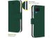 Accezz Wallet Softcase Bookcase Samsung Galaxy A12 - Groen