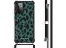 iMoshion Design hoesje met koord voor Samsung Galaxy A72 - Luipaard - Groen / Zwart