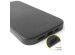 Accezz Leather Backcover met MagSafe iPhone 12 Mini - Zwart