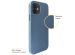 Accezz Leather Backcover met MagSafe iPhone 12 Mini - Donkerblauw