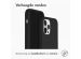 Accezz Liquid Silicone Backcover met MagSafe iPhone 12 (Pro) - Zwart