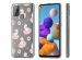 iMoshion Design hoesje Samsung Galaxy A21s - Donut Eenhoorn - Roze