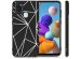 iMoshion Design hoesje Samsung Galaxy A21s - Grafisch - Lijn Zwart