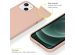 Accezz Liquid Silicone Backcover iPhone 13 Mini - Roze