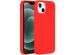Accezz Liquid Silicone Backcover iPhone 13 Mini - Rood