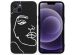 iMoshion Design hoesje iPhone 13 - Abstract Gezicht - Wit
