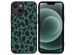 iMoshion Design hoesje iPhone 13 Mini - Luipaard - Groen / Zwart