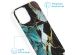iMoshion Design hoesje iPhone 13 - Marmer - Gebroken Blauw