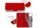 Accezz Wallet Softcase Bookcase iPhone 13 Mini - Rood