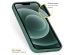 Accezz Liquid Silicone Backcover met MagSafe iPhone 13 Mini - Groen