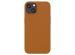 Accezz Leather Backcover met MagSafe iPhone 13 - Bruin