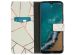 iMoshion Design Soft Case Bookcase Nokia G50 - White Graphic