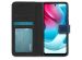 iMoshion Luxe Bookcase Motorola Moto G60s - Donkerblauw