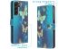 iMoshion Design Softcase Bookcase Samsung Galaxy S22 Plus - Blue Butterfly