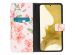 iMoshion Design Softcase Bookcase Samsung Galaxy S22 Plus - Blossom Watercolor