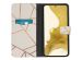 iMoshion Design Softcase Bookcase Samsung Galaxy S22 Plus - White Graphic