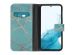 iMoshion Design Softcase Bookcase Samsung Galaxy S22 - Blue Graphic