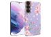 iMoshion Design hoesje Samsung Galaxy S22 - Bloem - Roze