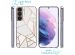 iMoshion Design hoesje Samsung Galaxy S22 - Grafisch Koper / Wit