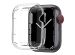 iMoshion Softcase + Screenprotector Apple Watch Serie 7 - 45 mm - Transparant