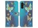 iMoshion Design Softcase Bookcase Samsung Galaxy A13 (5G) / A04s - Blue Butterfly