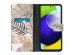 iMoshion Design Softcase Bookcase Samsung Galaxy A53 - Glamour Botanic