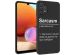 iMoshion Design hoesje Samsung Galaxy A32 (5G) - Quotes - Zwart