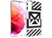 iMoshion Design hoesje Samsung Galaxy S21 FE - Grafisch - Kruis - Transparant