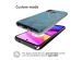 iMoshion Design hoesje Motorola Moto E30 / E40 - Grafisch Koper / Blauw