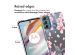 iMoshion Design hoesje Motorola Moto G60 - Bloem - Roze