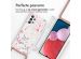 iMoshion Design hoesje met koord Samsung Galaxy A13 (4G) - Bloem - Roze