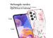 iMoshion Design hoesje Samsung Galaxy A23 (5G) - Bloem - Roze