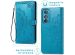 iMoshion Mandala Bookcase Motorola Edge 30 - Turquoise