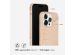 Selencia Aurora Fashion Backcover iPhone 14 Pro - Duurzaam hoesje - 100% gerecycled - Earth Leaf Beige