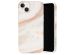 Selencia Aurora Fashion Backcover iPhone 14 Plus - Duurzaam hoesje - 100% gerecycled - Wit Marmer