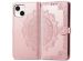 iMoshion Mandala Bookcase iPhone 14 - Rosé Goud