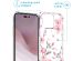 iMoshion Design hoesje met koord iPhone 14 Pro - Bloem - Roze