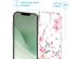iMoshion Design hoesje met koord iPhone 14 Plus - Bloem - Roze