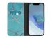 iMoshion Design Softcase Bookcase iPhone 14 - Blue Graphic